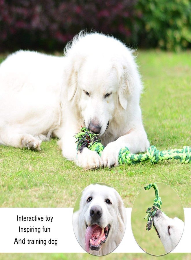 Vitscan Dog Toys for Large Dogs and Aggressive Chewers, Durable Dog Toy,5-Knot Rope Tug,Heavy Duty Chew Sturdy Cotton Knot Ropes Toy for Large Breed Dogs,Indestructible Rope for Tug-of-War Play - Image 3